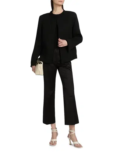 TOTEME Women's Open-Front Bouclé Blazer | Thumbnail 2 TOTEME Women's Open-Front Bouclé Blazer | Thumbnail 2