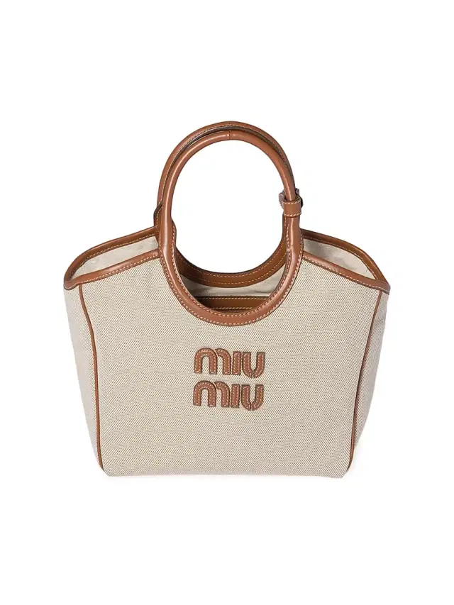 Women's Ivy Canvas Tote Bag - Beige Khaki