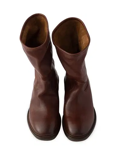 Prada Women's Vintage-Effect Leather Boots - Brown - Size 5 | Thumbnail 2 Prada Women's Vintage-Effect Leather Boots - Brown - Size 5 | Thumbnail 2
