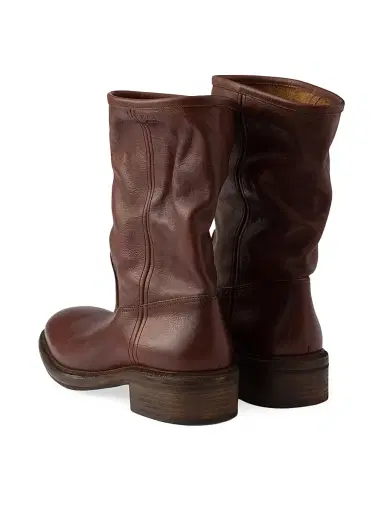 Prada Women's Vintage-Effect Leather Boots - Brown - Size 5 | Thumbnail 3 Prada Women's Vintage-Effect Leather Boots - Brown - Size 5 | Thumbnail 3