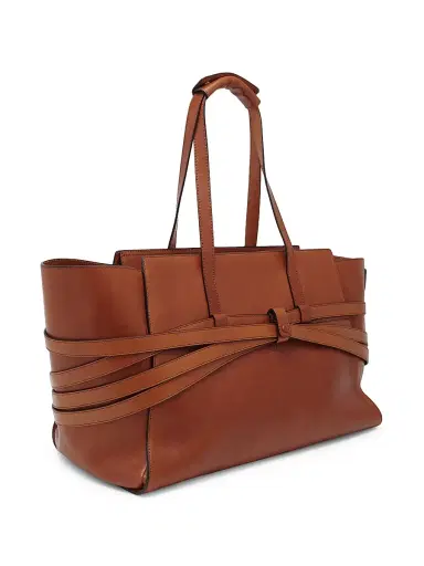 MOSCHINO Women's Belted Leather Tote Bag - Hide | Thumbnail 5