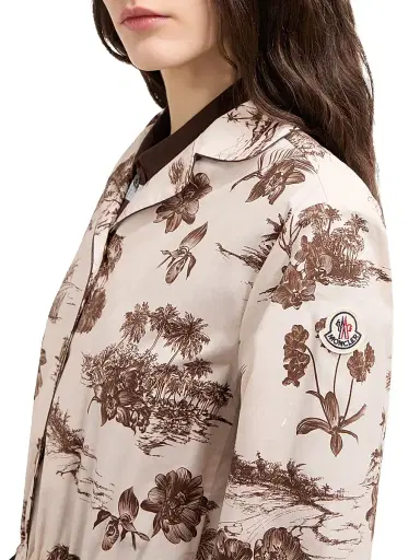 Moncler Women's Shirt Dress in Cotton | Thumbnail 4