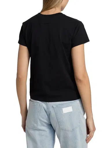 MM6 Maison Margiela Women's Numeric Cotton T-Shirt - Black | Thumbnail 5