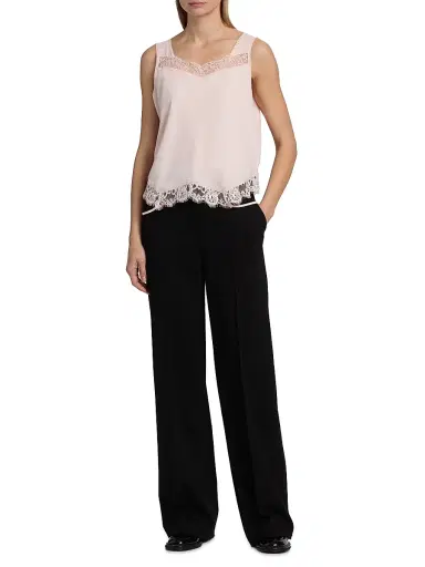 MM6 MAISON MARGIELA Women's Mirrored Lace Slip Top | Thumbnail 2 MM6 MAISON MARGIELA Women's Mirrored Lace Slip Top | Thumbnail 2