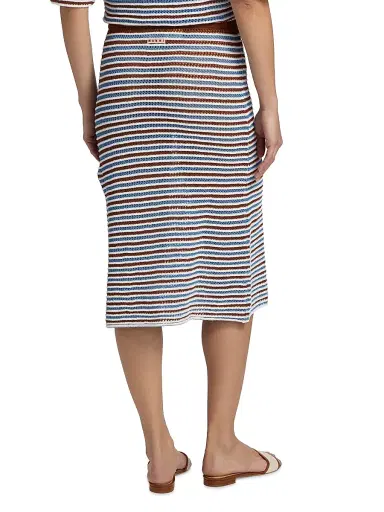 Marni Women's Stripe Crochet Knee-Length Skirt | Thumbnail 5 Marni Women's Stripe Crochet Knee-Length Skirt | Thumbnail 5