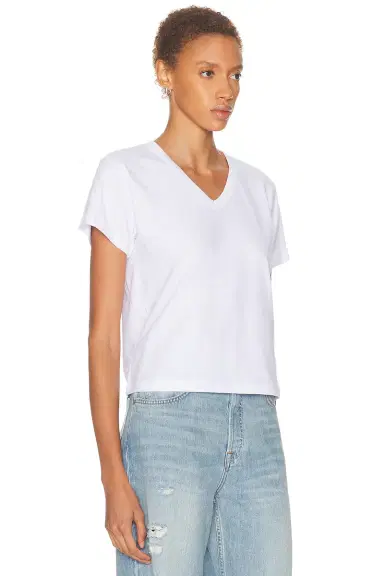 LESET Margo V Neck Tee | Thumbnail 2