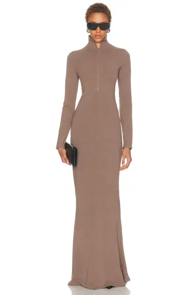Mugler Column Jersey Dress | Thumbnail 1 Mugler Column Jersey Dress | Thumbnail 1