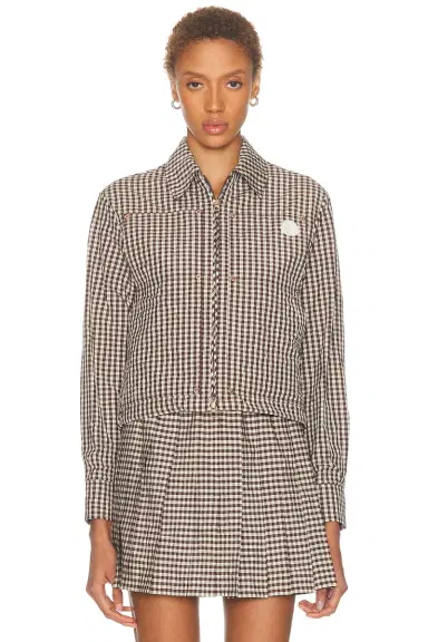 Moncler Gingham Top | Thumbnail 2 Moncler Gingham Top | Thumbnail 2