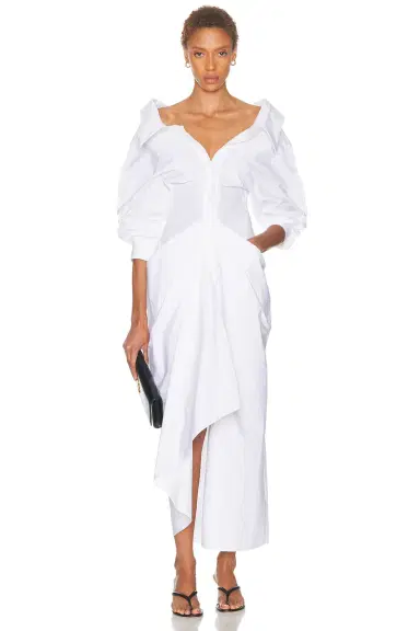 Givenchy Slashed Long Shirt Dress | Thumbnail 5