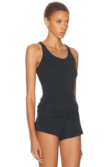 Lunya Soft Modal Rib Curved Hem Tank Top | Thumbnail 2 Lunya Soft Modal Rib Curved Hem Tank Top | Thumbnail 2