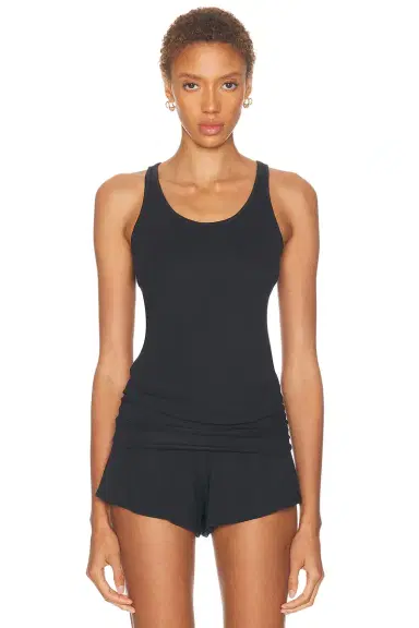 Lunya Soft Modal Rib Curved Hem Tank Top | Thumbnail 1 Lunya Soft Modal Rib Curved Hem Tank Top | Thumbnail 1