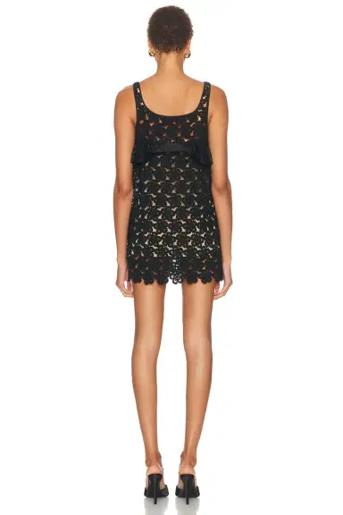 Miu Miu Macramé Anemone Dress | Thumbnail 3 Miu Miu Macramé Anemone Dress | Thumbnail 3