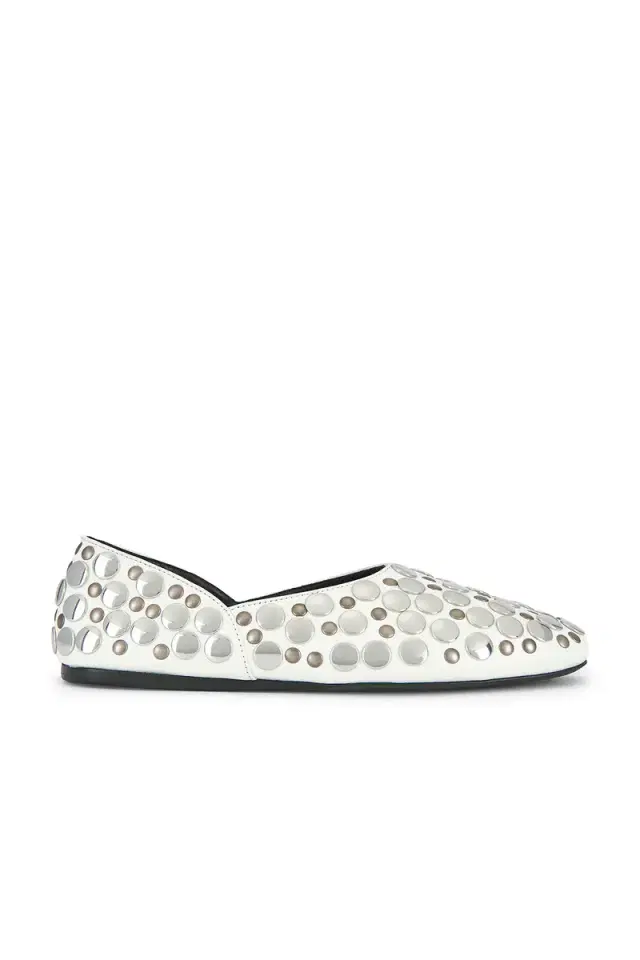 KHAITE Jane Studded Flat