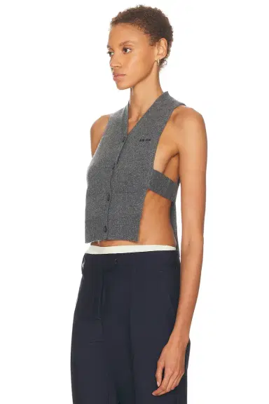 Miu Miu Cashmere F.12 Vest | Thumbnail 2 Miu Miu Cashmere F.12 Vest | Thumbnail 2