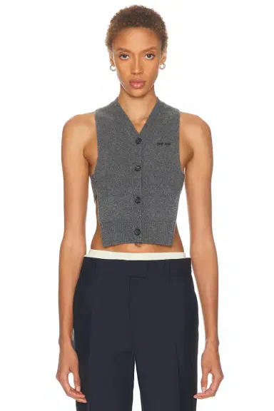 Miu Miu Cashmere F.12 Vest | Thumbnail 1 Miu Miu Cashmere F.12 Vest | Thumbnail 1