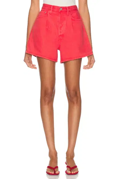 AGOLDE Rhoda Pleated A-line Shorts | Thumbnail 3 AGOLDE Rhoda Pleated A-line Shorts | Thumbnail 3