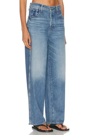Mother The Delinquent Button Nerdy Jeans | Thumbnail 4