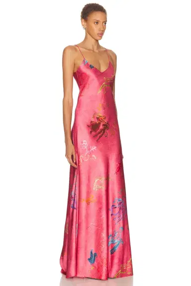 Alejandra Alonso Rojas Bias Slip Gown | Thumbnail 2