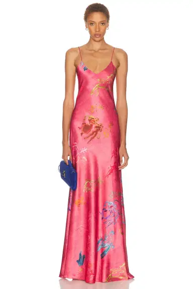 Alejandra Alonso Rojas Bias Slip Gown | Thumbnail 1