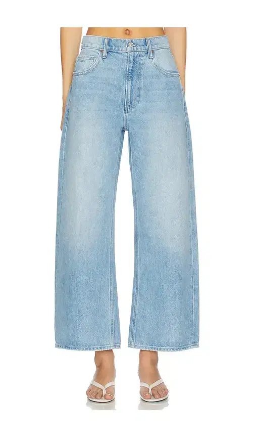 PAIGE Arellia Ankle Seamed Belt Loops Barrel Jeans