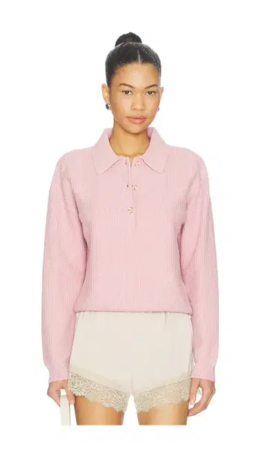 Varley Marlie Polo Knit Sweater | Thumbnail 1 Varley Marlie Polo Knit Sweater | Thumbnail 1