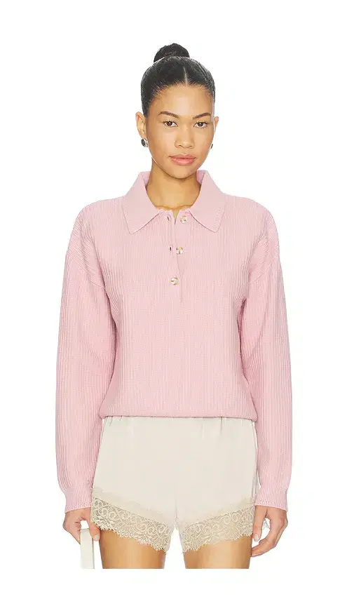 Varley Marlie Polo Knit Sweater