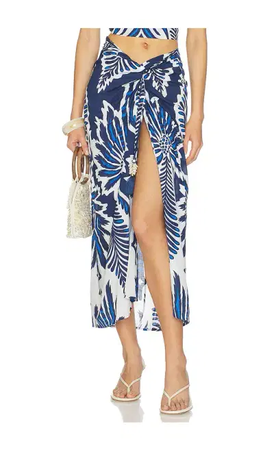 Poupette St Barth Uma Long Skirt | Thumbnail 1 Poupette St Barth Uma Long Skirt | Thumbnail 1