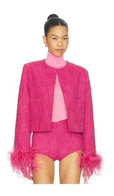 Milkwhite Tweed Jacket | Thumbnail 1 Milkwhite Tweed Jacket | Thumbnail 1