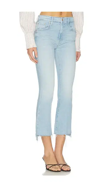 Mother The Insider Crop Step Fray Jeans | Thumbnail 2 Mother The Insider Crop Step Fray Jeans | Thumbnail 2