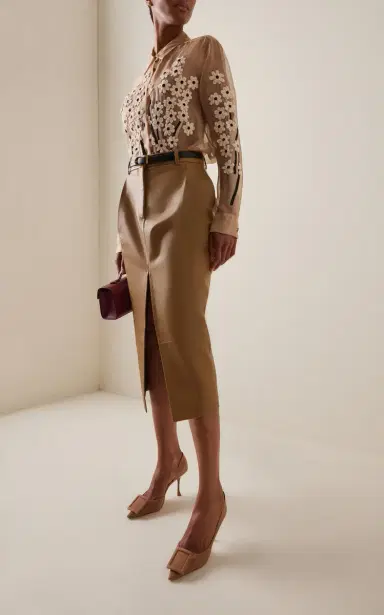 Roger Vivier Viv Buckled Suede d'Orsay Pumps | Thumbnail 2 Roger Vivier Viv Buckled Suede d'Orsay Pumps | Thumbnail 2