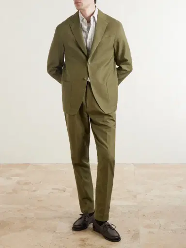 OFFICINE GÉNÉRALE Michel Lyocell, Linen and Cotton-Blend Jacket - Men | Thumbnail 2 OFFICINE GÉNÉRALE Michel Lyocell, Linen and Cotton-Blend Jacket - Men | Thumbnail 2