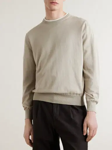 Canali Cotton Sweater - Men | Thumbnail 3
