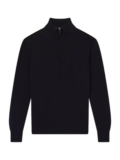 Canali Cotton Half-Zip Sweater - Men | Thumbnail 1 Canali Cotton Half-Zip Sweater - Men | Thumbnail 1