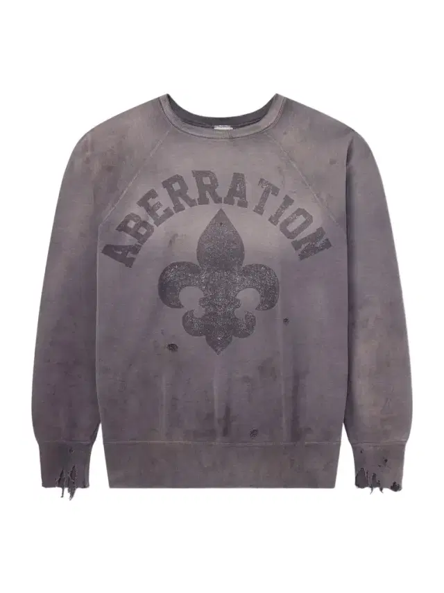 Abberation Distressed Printed Cotton-Jersey Sweater - Men