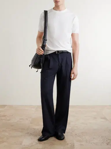 Canali Knitted Cotton T-Shirt - Men | Thumbnail 2