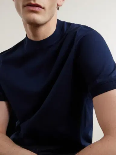 Canali Cotton-Jersey T-Shirt - Men | Thumbnail 5