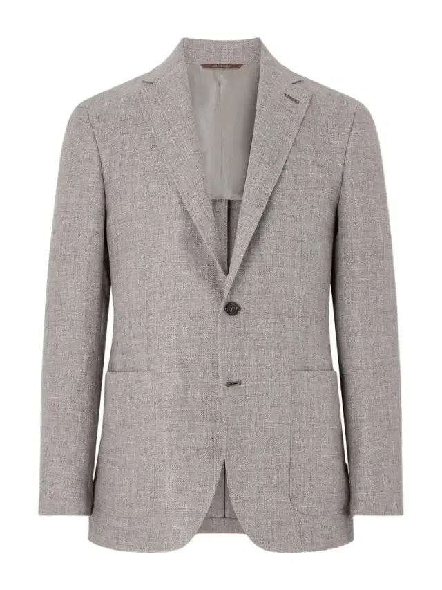 Canali Kei Linen and Wool-Blend Blazer - Men