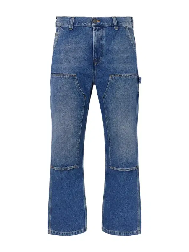 Straight-Leg Double-Knee Jeans - Men
