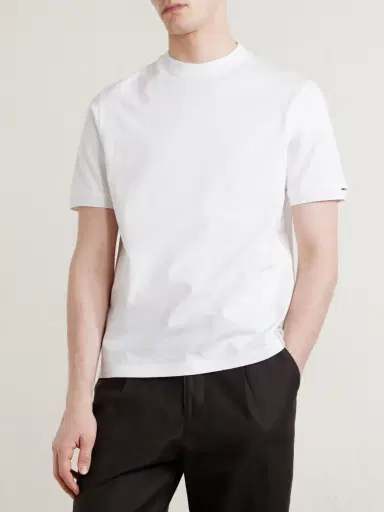Canali Cotton-Jersey T-Shirt - Men | Thumbnail 3