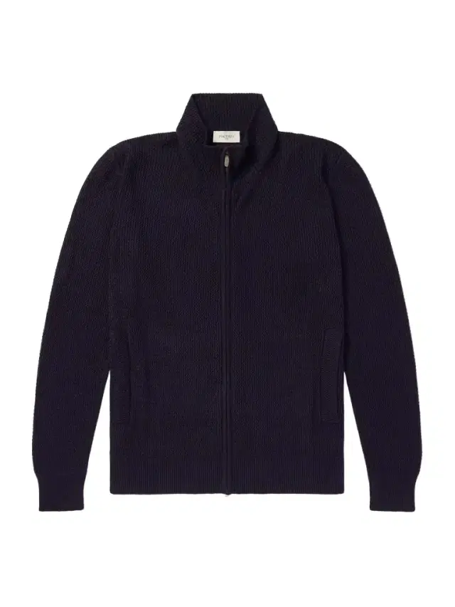 Knitted Silk and Linen-Blend Zip-Up Cardigan - Men