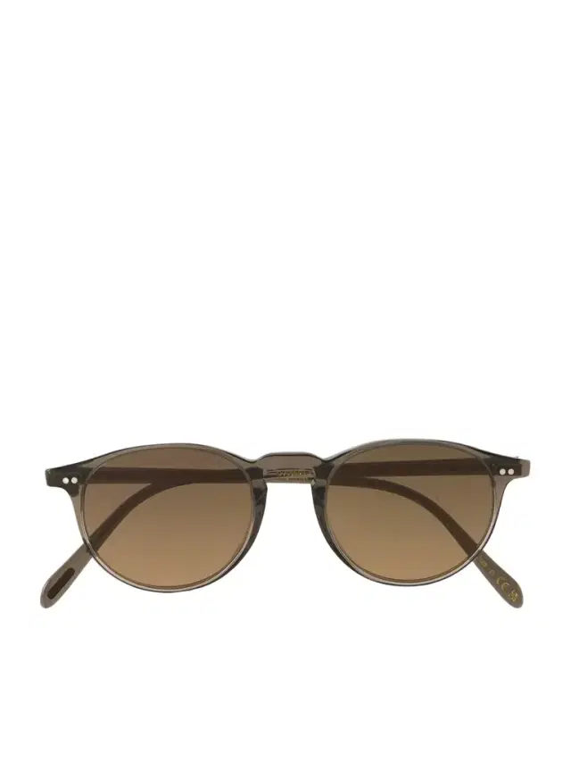 Oliver Peoples Riley Sun Round-Frame Acetate Sunglasses - Men