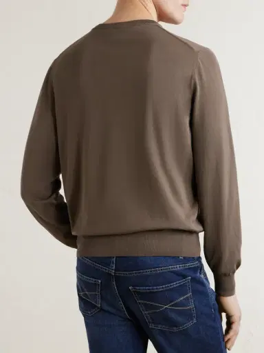 Canali Cotton Sweater - Men | Thumbnail 4