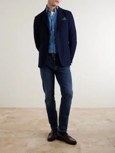 Canali Textured-Cotton Blazer - Men | Thumbnail 2