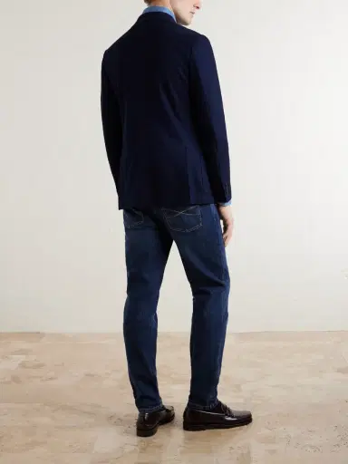 Canali Textured-Cotton Blazer - Men | Thumbnail 4