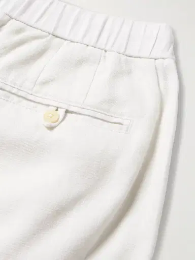 Frescobol Carioca Felipe Straight-Leg Linen and Cotton-Blend Drawstring Shorts - Men | Thumbnail 5 Frescobol Carioca Felipe Straight-Leg Linen and Cotton-Blend Drawstring Shorts - Men | Thumbnail 5