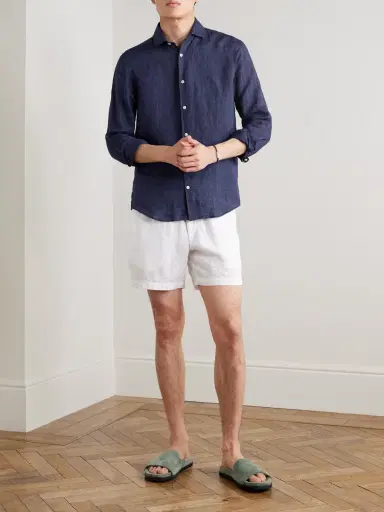 Frescobol Carioca Antonio Linen Shirt - Men | Thumbnail 2