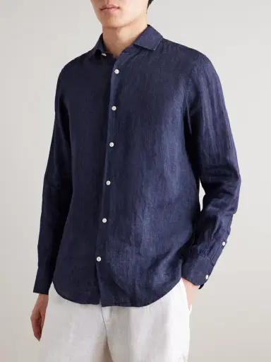 Frescobol Carioca Antonio Linen Shirt - Men | Thumbnail 3