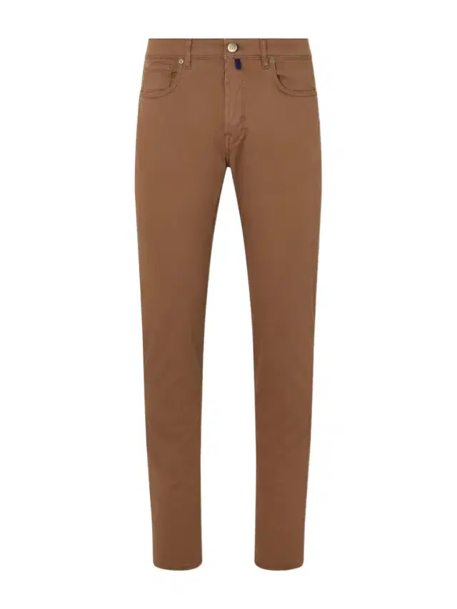 Slim-Fit Stretch Cotton-Blend Gabardine Trousers - Men