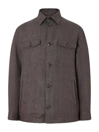 Canali Linen Overshirt - Men | Thumbnail 1