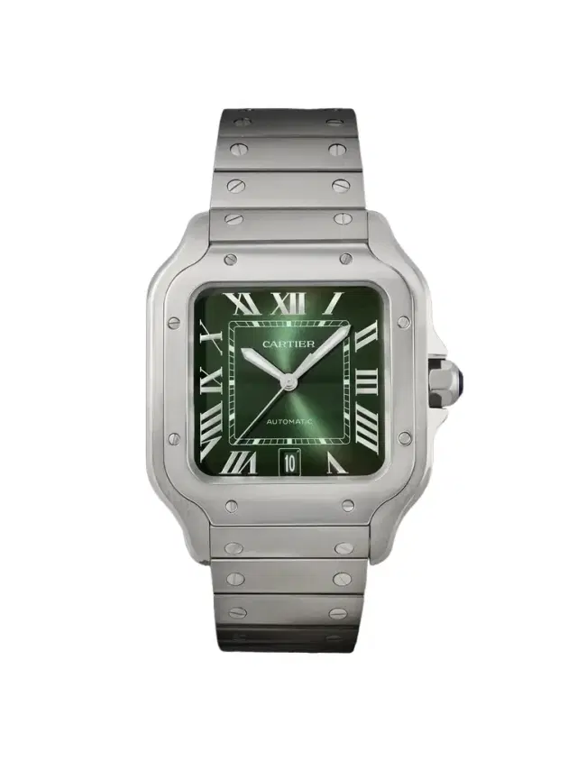 Cartier Santos de  Automatic Interchangeable Stainless Steel Watch, Ref. WSSA0062 - Men